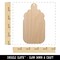 Baby Bottle Solid Unfinished Craft Wood Holiday Christmas Tree DIY Pre-Drilled Ornament